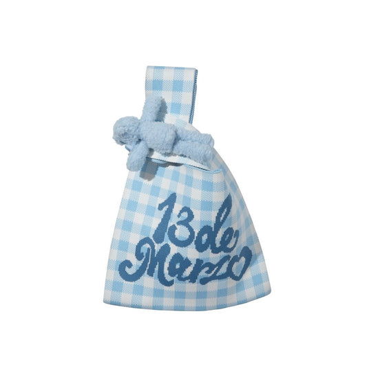 13DE MARZO Bear Picnic Bag Blue