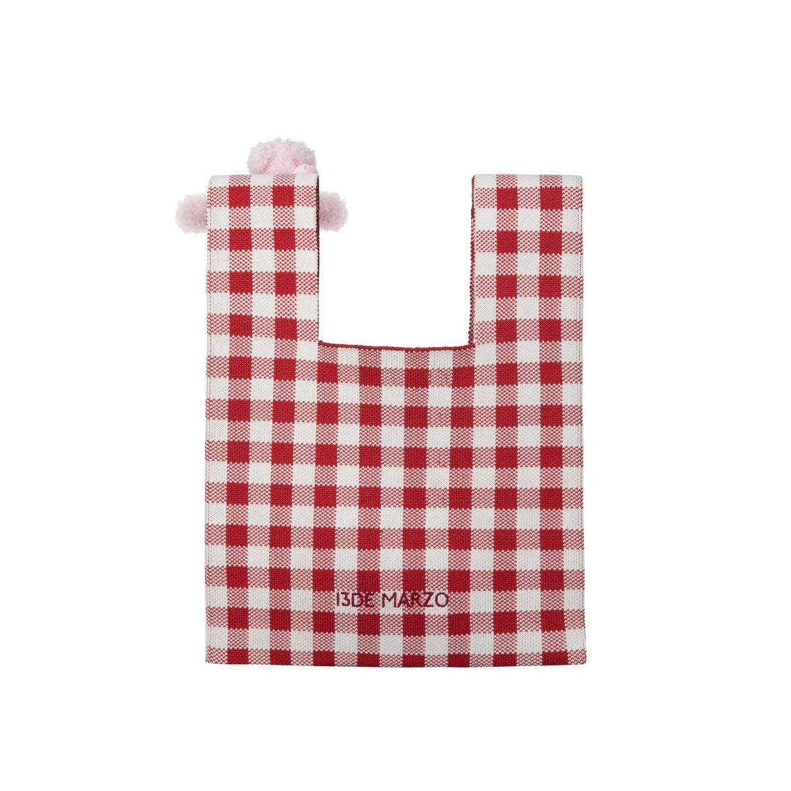 13DE MARZO Bear Picnic Bag Red