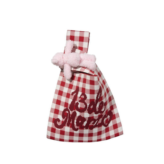 13DE MARZO Bear Picnic Bag Red