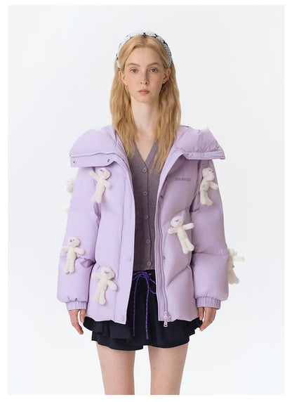 13DE MARZO Doozoo Full Down Jacket Purple