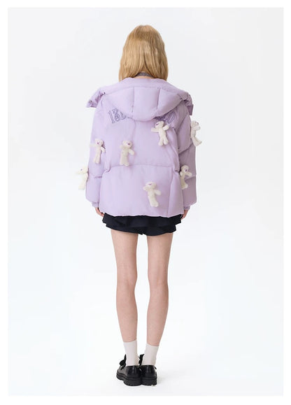 13DE MARZO Doozoo Full Down Jacket Purple