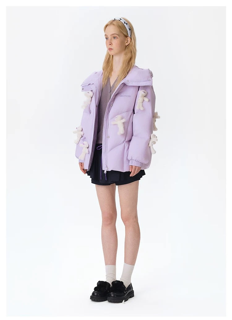 13DE MARZO Doozoo Full Down Jacket Purple