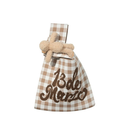 13DE MARZO Bear Picnic Bag Khaki