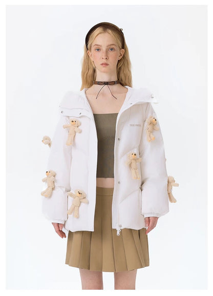 13DE MARZO Doozoo Full Down Jacket White