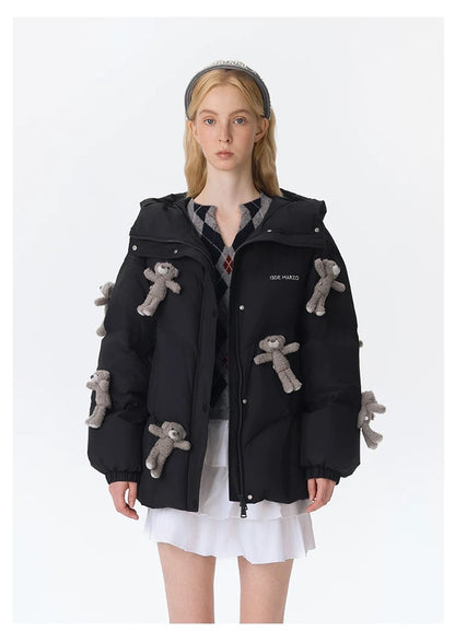 13DE MARZO Doozoo Full Down Jacket Black