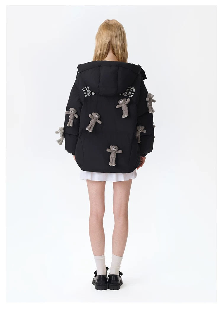 13DE MARZO Doozoo Full Down Jacket Black