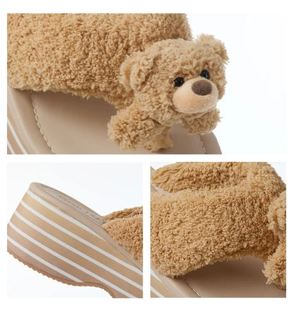 13DE MARZO Doozoo Platform Sandals Almond