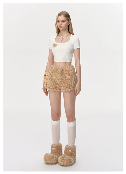 13DE MARZO Bear Paw Snow Boots Brown