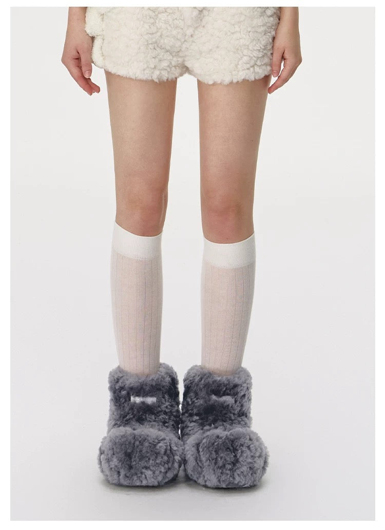 13DE MARZO Bear Paw Snow Boots Grey