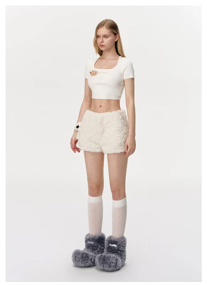 13DE MARZO Bear Paw Snow Boots Grey