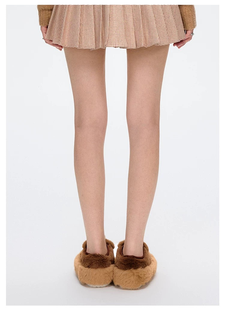 13DE MARZO Fuzzy Bear Casual Footwear Brown