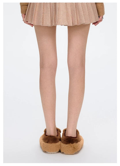 13DE MARZO Fuzzy Bear Casual Footwear Brown