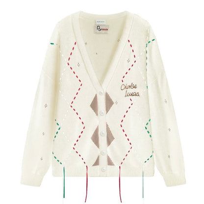 Charlie Luciano x Nutcracker String Cardigan White