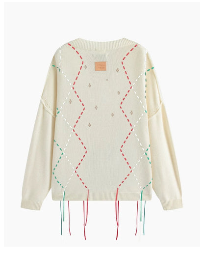 Charlie Luciano x Nutcracker String Cardigan White