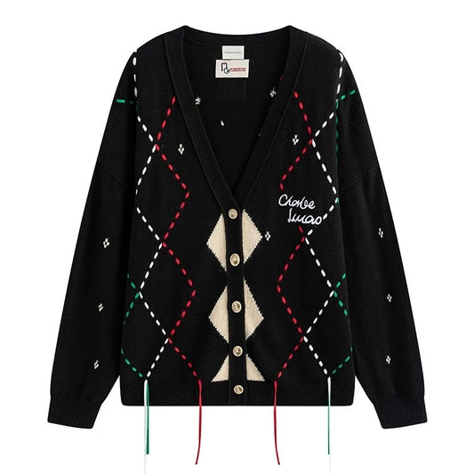 Charlie Luciano x Nutcracker String Cardigan Black