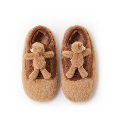 13DE MARZO Fuzzy Bear Casual Footwear Brown