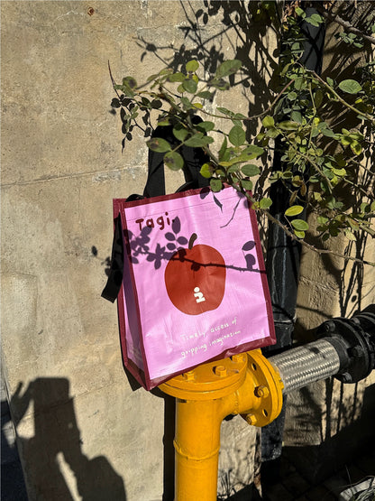 Tagi Imagine Woven Shopping Bag Cherry Apples