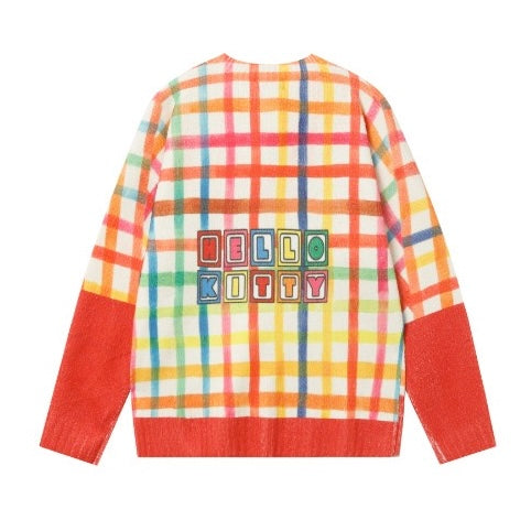 ✦FX✦ Hello Kitty Red Crayon Casual Cardigan