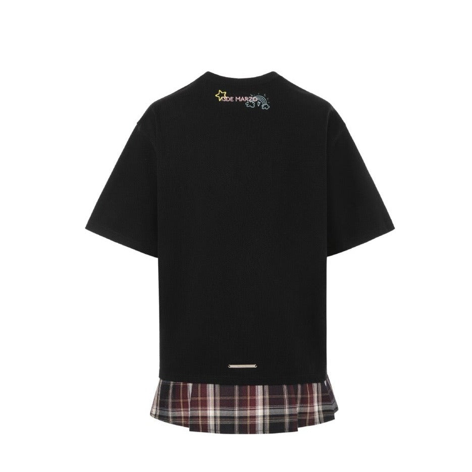 13DE MARZO Doozoo Slang Skirt T-shirt Black