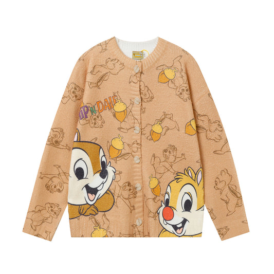 ✦FX✦ Retro Chip n Dale Casual Cardigan