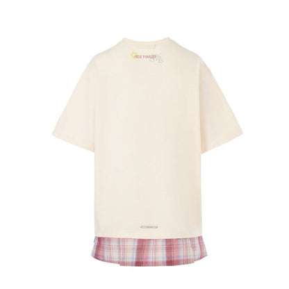13DE MARZO Doozoo Slang Skirt T-shirt Beige