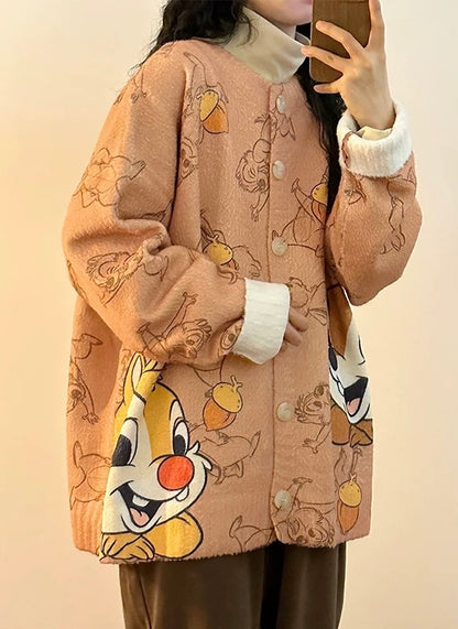 ✦FX✦ Retro Chip n Dale Casual Cardigan