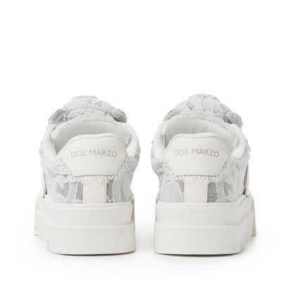 13DE MARZO Bear Lacy Badge Sneakers Grey