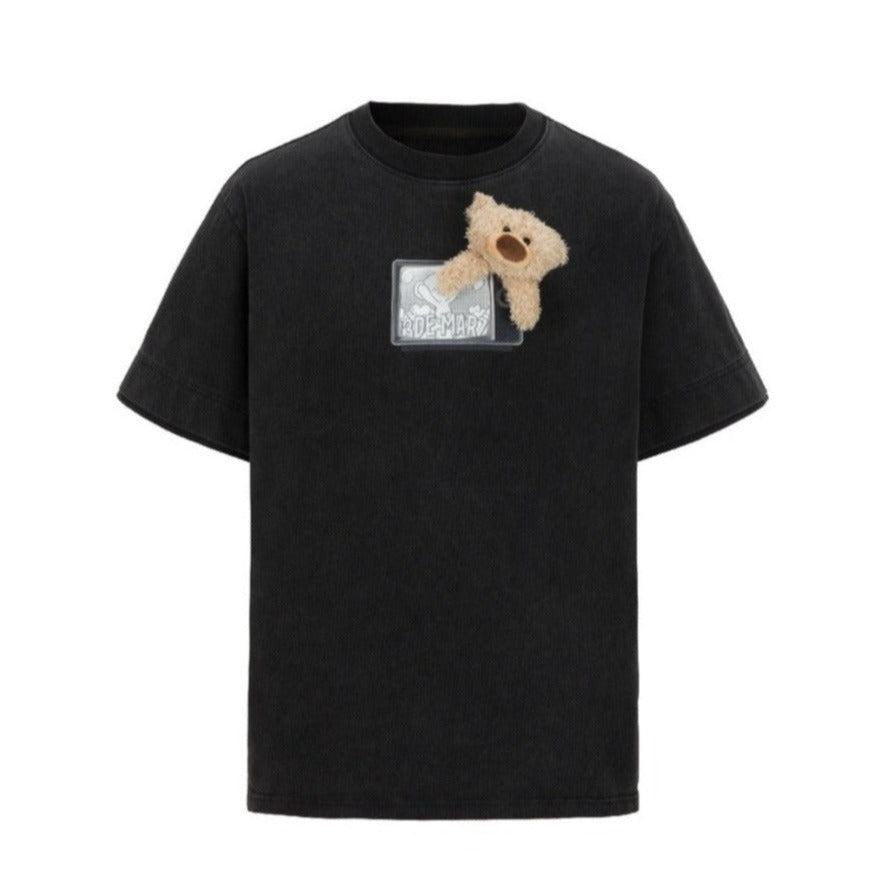 13DE MARZO Holographic TV T-shirt Black