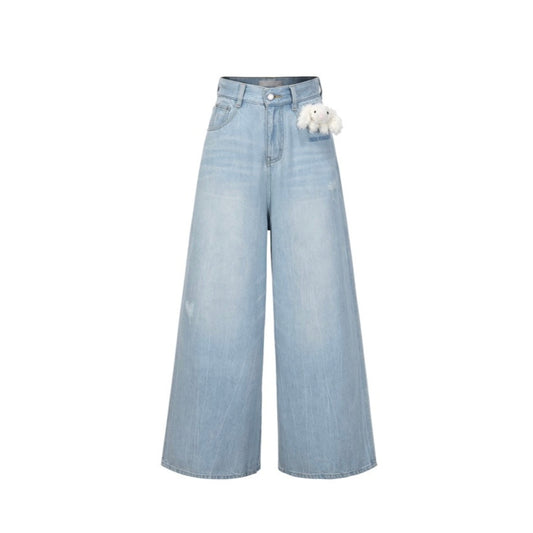 13DE MARZO Doozoo Low Waist Jeans Blue