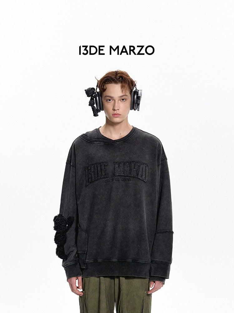 13DE MARZO Doozoo Malposition Washed Sweater Tap Shoe