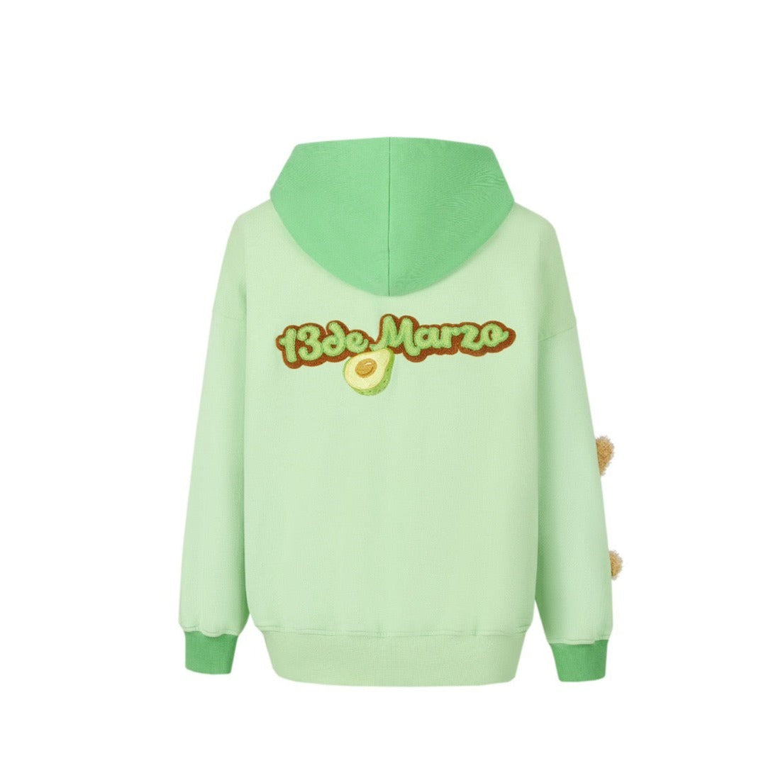 13DE MARZO Doozoo Fruit Hoodie Green Essence