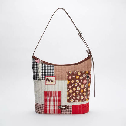 Tagi. Magi Patchwork Hobo Shoulder Bag