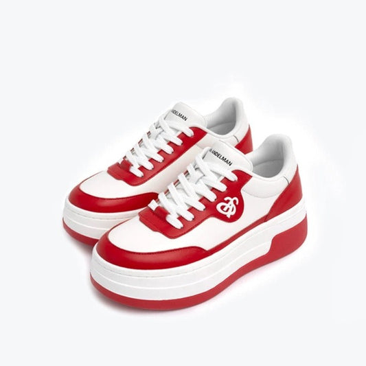 Ann Andelman Red Platform Sneaker