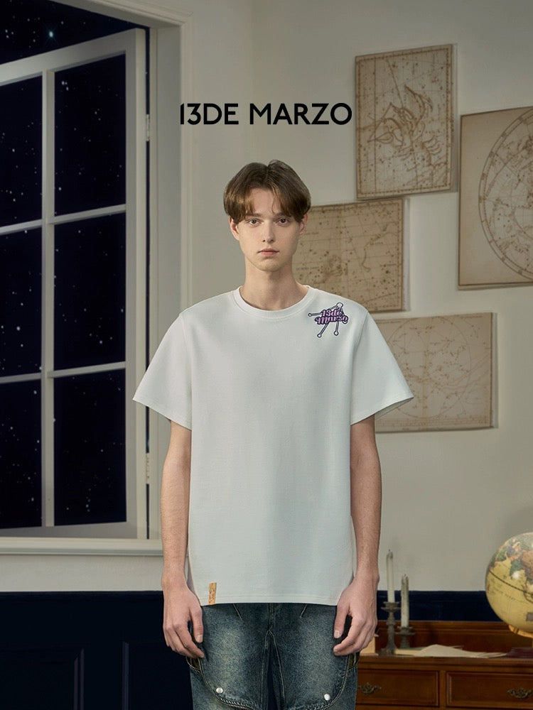 13DE MARZO Constellation Series T-shirt Libra