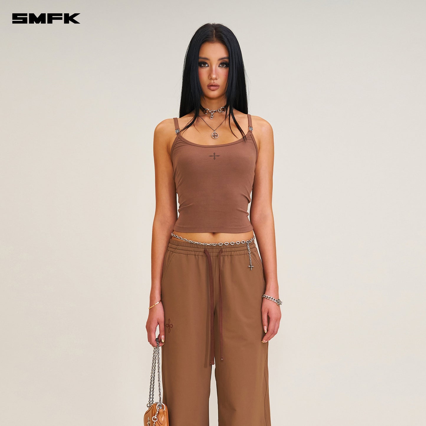 SMFK Compass Mode Tower Hike-Tech Sports Pants Wild Horse Brown