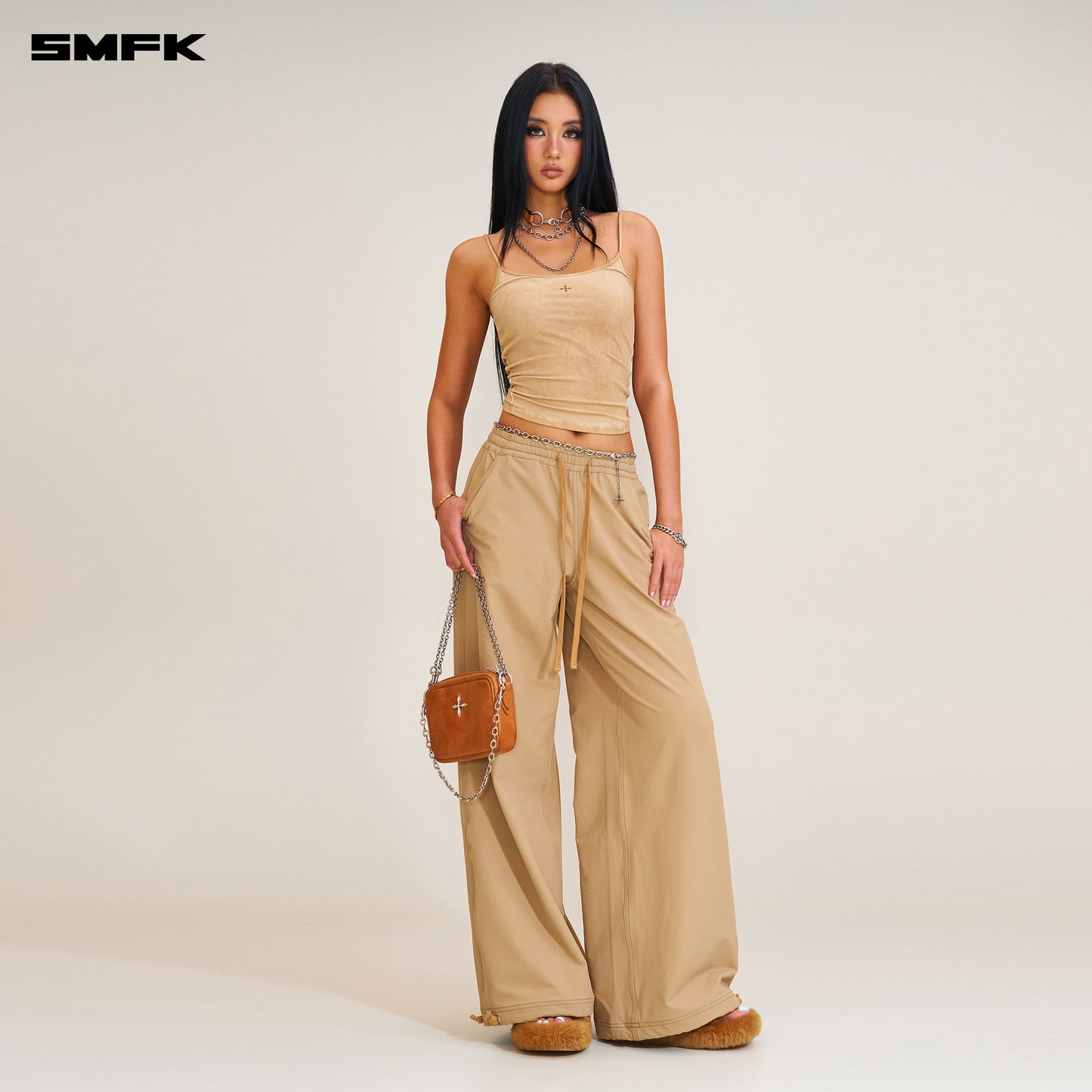 SMFK Compass Mode Tower Hike-Tech Sports Pants Sand