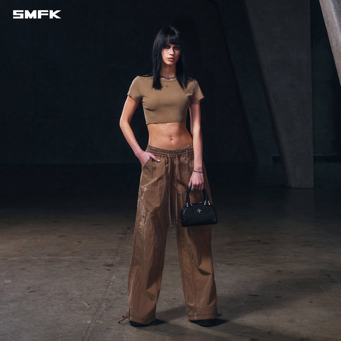 SMFK Mirage Tower Sports Pants/Nylon Wp Shadow Brown