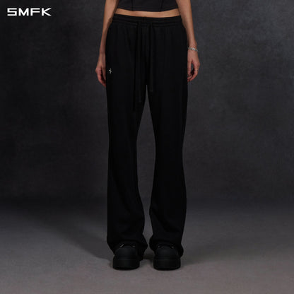 SMFK Permanent Slim Strt Sports Pants Cotton/W Wild Black