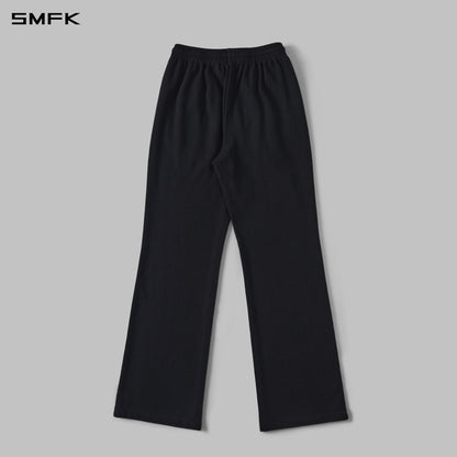 SMFK Permanent Slim Strt Sports Pants Cotton/W Wild Black