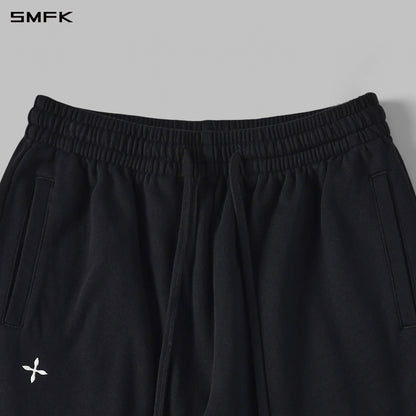 SMFK Permanent Slim Strt Sports Pants Cotton/W Wild Black