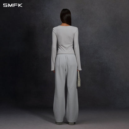 SMFK Permanent Slim Strt Sports Pants Cotton/W Glacier Grey