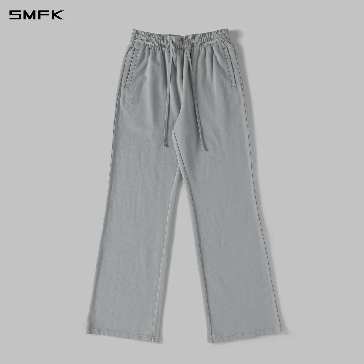 SMFK Permanent Slim Strt Sports Pants Cotton/W Glacier Grey