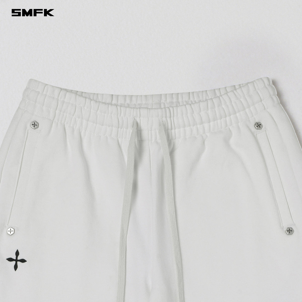 SMFK Permanent Slim Strt Pants Cotton Wool Cloud White