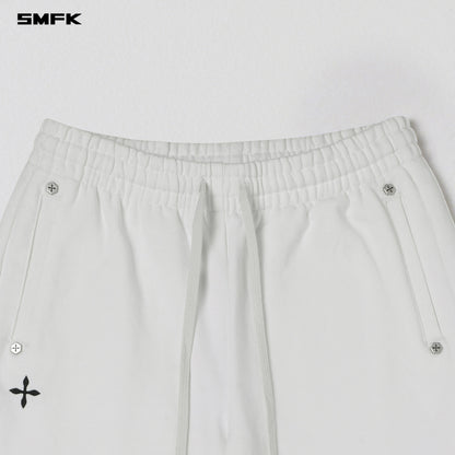 SMFK Permanent Slim Strt Pants Cotton Wool Cloud White
