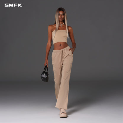 SMFK Permanent Slim Flared Pants Cotton Wool Fresh Skin