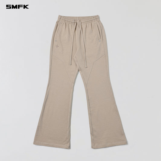 SMFK Permanent Slim Flared Pants Cotton Wool Fresh Skin