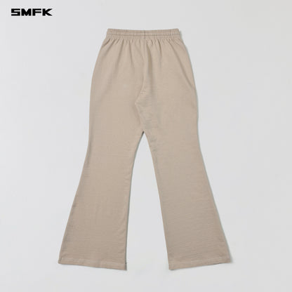 SMFK Permanent Slim Flared Pants Cotton Wool Fresh Skin
