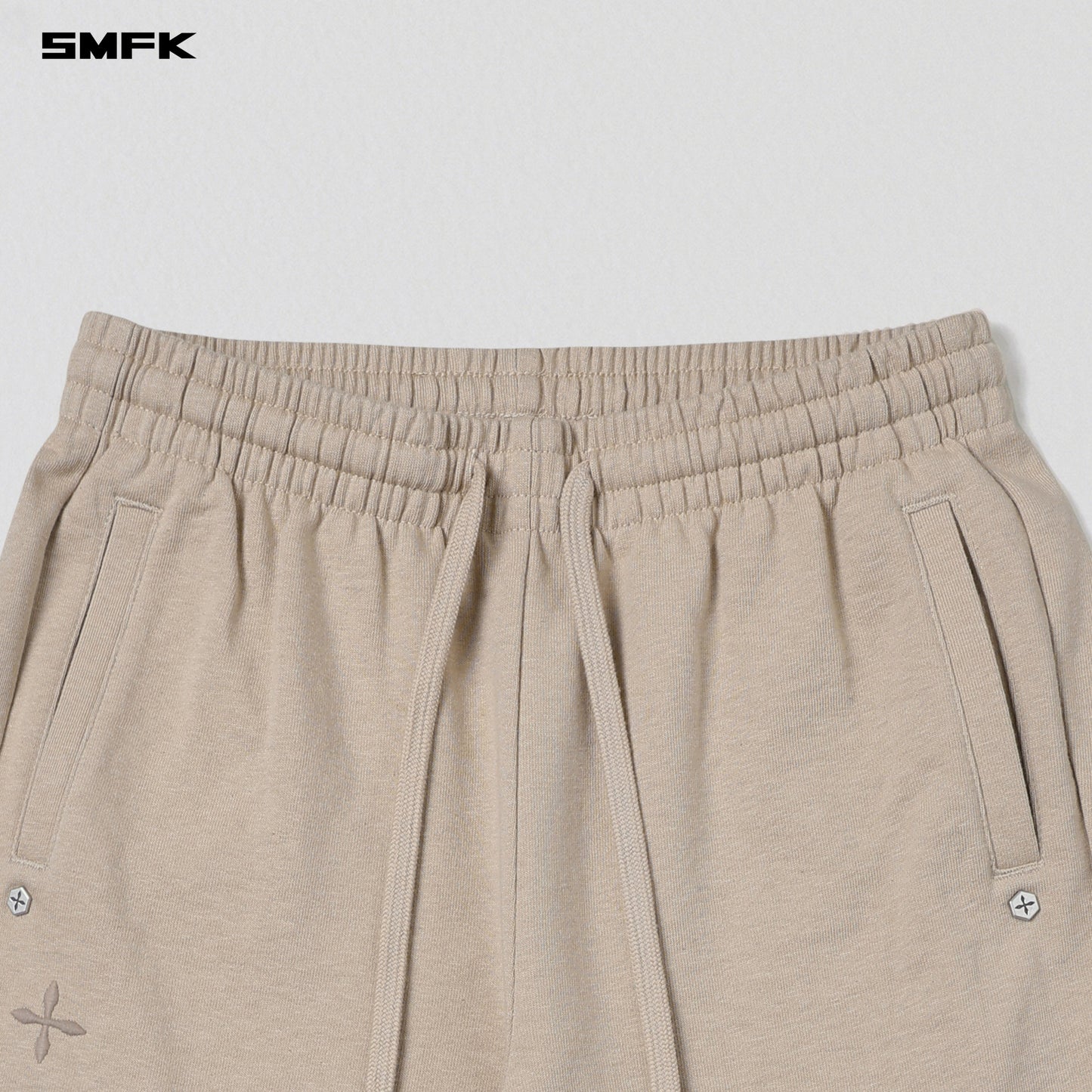 SMFK Permanent Slim Flared Pants Cotton Wool Fresh Skin