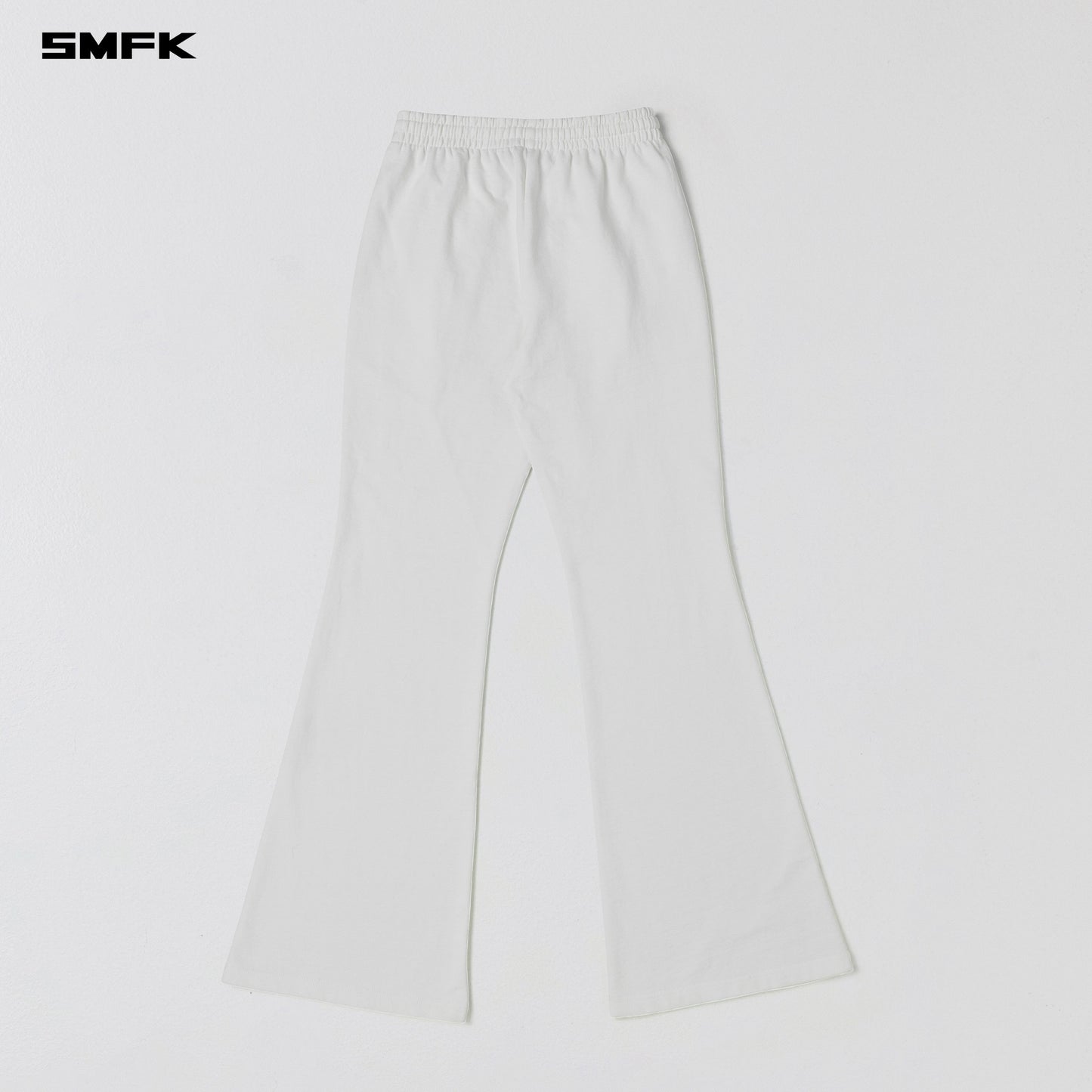 SMFK Permanent Slim Flared Pants Cotton Wool Cloud White