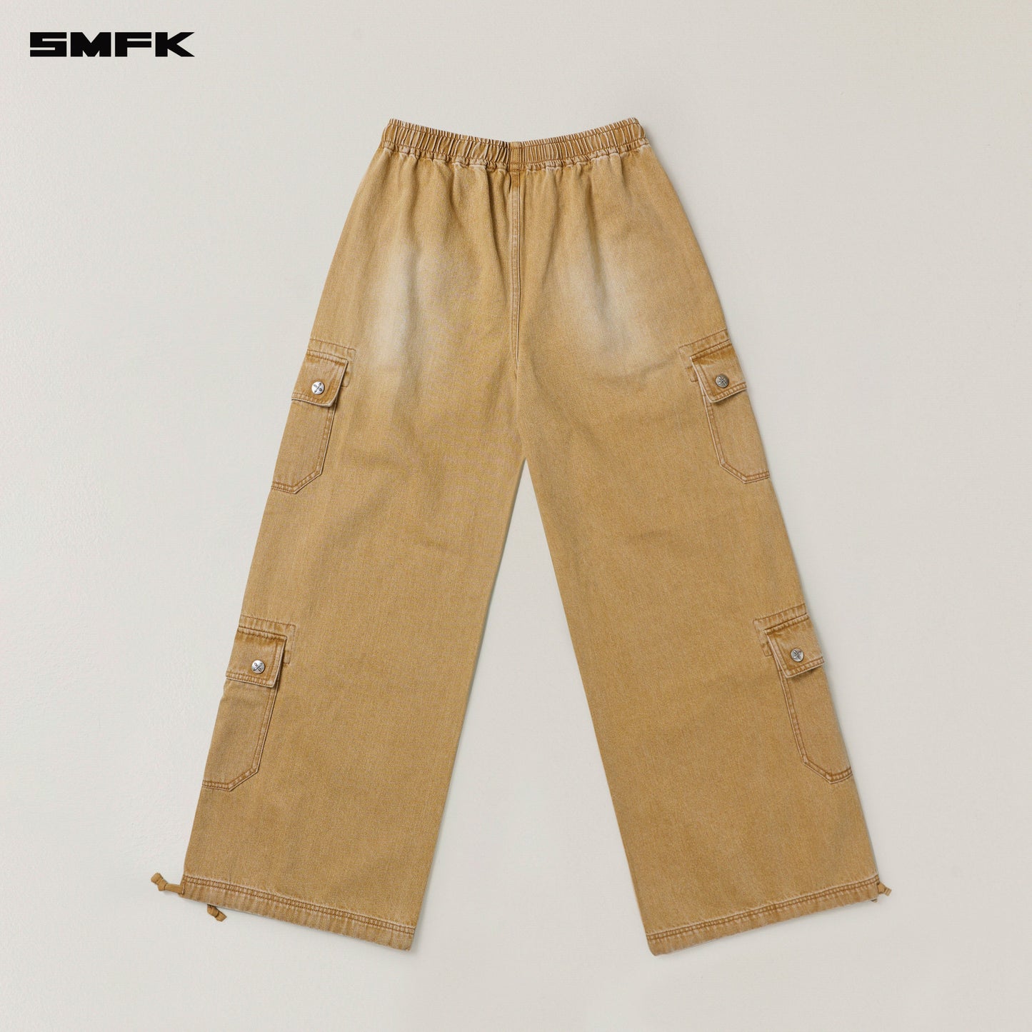 SMFK Compass Mode Tower Denim Sports Pants Grassland Khaki